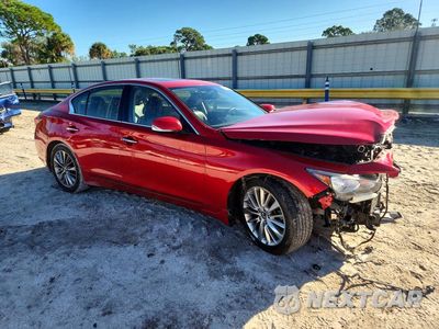 Czwarte zdjęcie samochodu z boku: 2021 INFINITI Q50 LUXE VIN:JN1EV7BP1MM706387 - miniatura