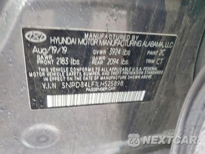 Zdjęcie 12 z 12 samochodu: 2020 HYUNDAI ELANTRA SEL VIN:5NPD84LF1LH525898 - miniatura