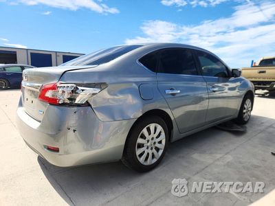 Trzecie zdjęcie samochodu z tyłu: 2014 NISSAN SENTRA VIN:3N1AB7AP2EY251914 - miniatura