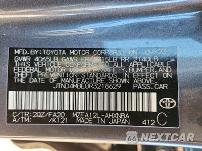 Zdjęcie 12 z 12 samochodu: 2024 TOYOTA COROLLA HATCHBACK SE VIN:JTND4MBE0R3218629 - miniatura