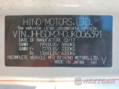 Zdjęcie 13 z 13 samochodu: 2018 HINO 195 BOX TRUCK VIN:JHHSDM2H0JK006391 - miniatura