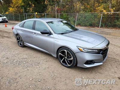 Czwarte zdjęcie samochodu z boku: 2022 HONDA ACCORD HYBRID SPORT VIN:1HGCV3F26NA022810 - miniatura