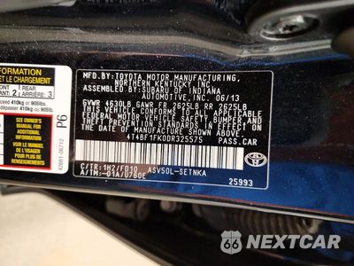 Zdjęcie 12 z 12 samochodu: 2013 TOYOTA CAMRY LE VIN:4T4BF1FK0DR325575 - miniatura