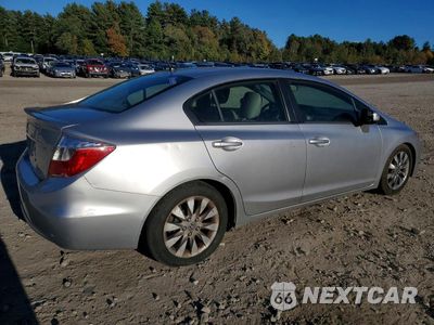 Trzecie zdjęcie samochodu z tyłu: 2012 HONDA CIVIC HYBRID L VIN:JHMFB4F33CS007352 - miniatura