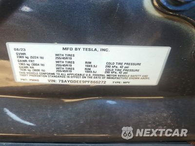 Zdjęcie 12 z 12 samochodu: 2023 TESLA MODEL Y VIN:7SAYGDEE9PF866272 - miniatura
