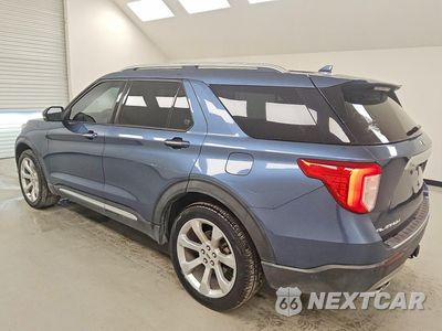 Drugie zdjęcie samochodu z przodu: 2020 FORD EXPLORER PLATINUM VIN:1FM5K8HC6LGA02632 - miniatura