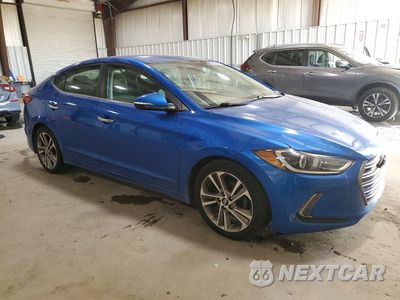 Czwarte zdjęcie samochodu z boku: 2017 HYUNDAI ELANTRA LIMITED VIN:5NPD84LF0HH032169 - miniatura