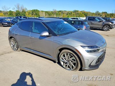 Czwarte zdjęcie samochodu z boku: 2024 GENESIS GV60 ADVANCED VIN:KMUKCDSC6RU019508 - miniatura
