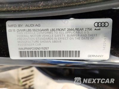 Zdjęcie 13 z 13 samochodu: 2016 AUDI A6 PREMIUM PLUS VIN:WAUFMAFC0GN015257 - miniatura
