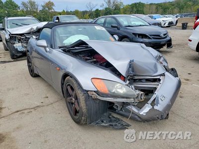 Czwarte zdjęcie samochodu z boku: 2001 HONDA S2000 VIN:JHMAP11421T008848 - miniatura