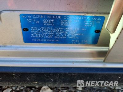 Zdjęcie 12 z 12 samochodu: 2009 SUZUKI SX4 TECHNOLOGY VIN:JS2YB413995103128 - miniatura