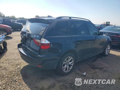 Trzecie zdjęcie samochodu z tyłu: 2009 BMW X3 XDRIVE30I VIN:WBXPC93499WJ27318 - miniatura