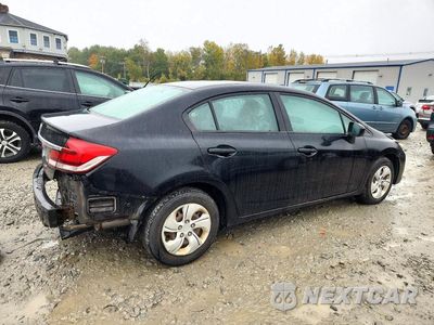 Trzecie zdjęcie samochodu z tyłu: 2015 HONDA CIVIC LX VIN:19XFB2F5XFE231930 - miniatura