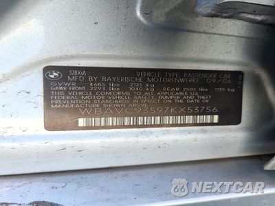 Zdjęcie 12 z 12 samochodu: 2007 BMW 328 XI VIN:WBAVC93597KX53756 - miniatura