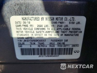 Zdjęcie 12 z 12 samochodu: 2016 INFINITI Q50 3.0T PREMIUM VIN:JN1EV7AR6GM346007 - miniatura