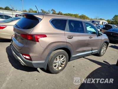 Trzecie zdjęcie samochodu z tyłu: 2019 HYUNDAI SANTA FE SE VIN:5NMS23AD9KH136538 - miniatura