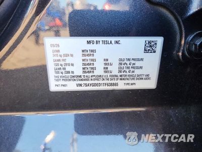 Zdjęcie 12 z 12 samochodu: 2026 TESLA MODEL Y VIN:7SAYGDED1TF638865 - miniatura