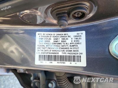 Zdjęcie 12 z 12 samochodu: 2018 HONDA CIVIC LX VIN:2HGFC2F54JH606030 - miniatura