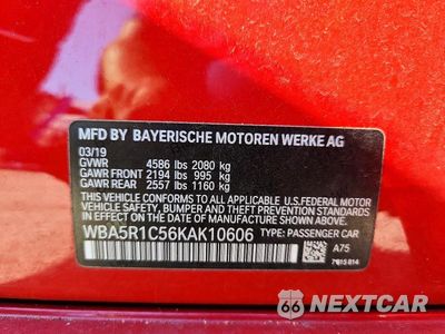 Zdjęcie 12 z 12 samochodu: 2019 BMW 330I VIN:WBA5R1C56KAK10606 - miniatura