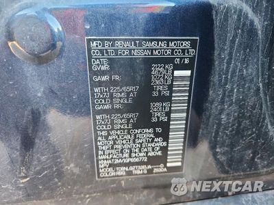 Zdjęcie 13 z 13 samochodu: 2016 NISSAN ROGUE SV VIN:KNMAT2MV1GP656772 - miniatura