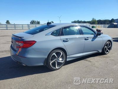 Trzecie zdjęcie samochodu z tyłu: 2022 HONDA ACCORD SPORT VIN:1HGCV1F32NA088168 - miniatura