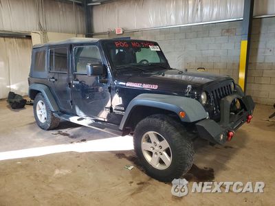Czwarte zdjęcie samochodu z boku: 2016 JEEP WRANGLER UNLIMITED SPORT VIN:1C4HJWDG8GL206945 - miniatura