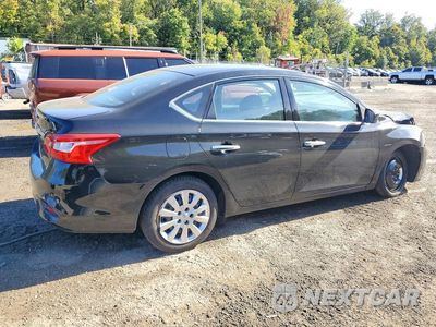 Trzecie zdjęcie samochodu z tyłu: 2018 NISSAN SENTRA S VIN:3N1AB7AP7JY202766 - miniatura