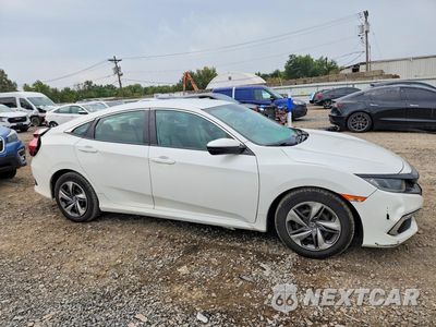 Czwarte zdjęcie samochodu z boku: 2019 HONDA CIVIC LX VIN:2HGFC2F64KH539388 - miniatura