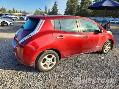 Trzecie zdjęcie samochodu z tyłu: 2013 NISSAN LEAF S VIN:1N4AZ0CP1DC408469 - miniatura