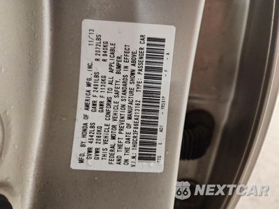 Zdjęcie 12 z 12 samochodu: 2014 HONDA ACCORD EXL VIN:1HGCR3F86EA013162 - miniatura