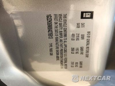 Zdjęcie 12 z 12 samochodu: 2008 PONTIAC G6 GT VIN:1G2ZH36N884276813 - miniatura