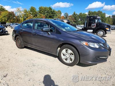 Czwarte zdjęcie samochodu z boku: 2015 HONDA CIVIC LX VIN:19XFB2F59FE271027 - miniatura