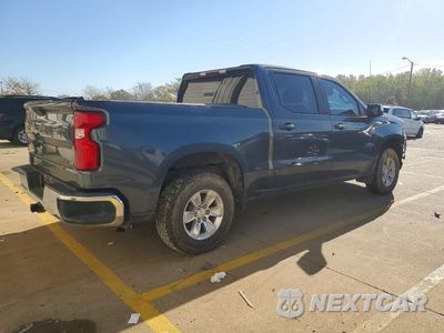 Trzecie zdjęcie samochodu z tyłu: 2021 CHEVROLET SILVERADO C1500 LT VIN:1GCPWCEK3MZ283651 - miniatura