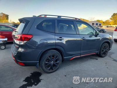 Trzecie zdjęcie samochodu z tyłu: 2021 SUBARU FORESTER SPORT VIN:JF2SKARC9MH403571 - miniatura