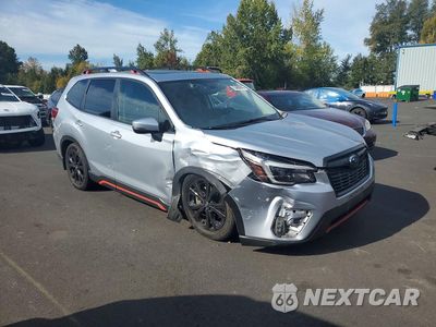 Czwarte zdjęcie samochodu z boku: 2021 SUBARU FORESTER SPORT VIN:JF2SKARC8MH591046 - miniatura