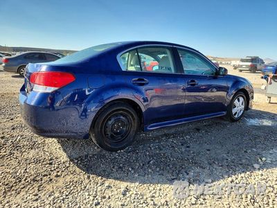 Trzecie zdjęcie samochodu z tyłu: 2011 SUBARU LEGACY 2.5I VIN:4S3BMBA64B3255098 - miniatura