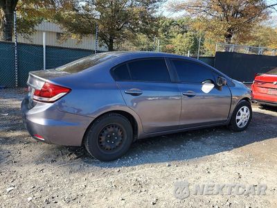 Trzecie zdjęcie samochodu z tyłu: 2014 HONDA CIVIC LX VIN:19XFB2F55EE219523 - miniatura