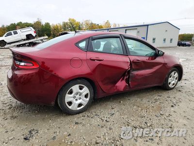 Trzecie zdjęcie samochodu z tyłu: 2015 DODGE DART SE VIN:1C3CDFAAXFD252789 - miniatura