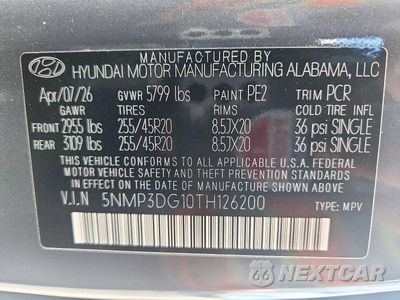 Zdjęcie 13 z 13 samochodu: 2026 HYUNDAI SANTA FE LIMITED VIN:5NMP3DG10TH126200 - miniatura