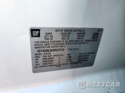 Zdjęcie 13 z 13 samochodu: 2017 CADILLAC ESCALADE PLATINUM VIN:1GYS4DKJ5HR307918 - miniatura