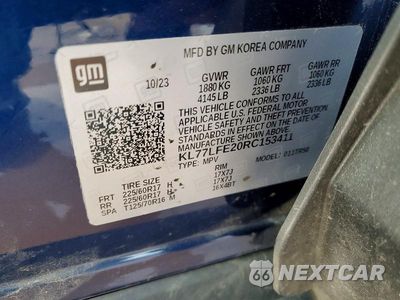 Zdjęcie 14 z 14 samochodu: 2024 CHEVROLET TRAX LS VIN:KL77LFE20RC153411 - miniatura