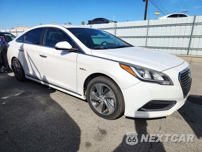 Czwarte zdjęcie samochodu z boku: 2017 HYUNDAI SONATA PLUG-IN HYBRID VIN:KMHE14L27HA077103 - miniatura