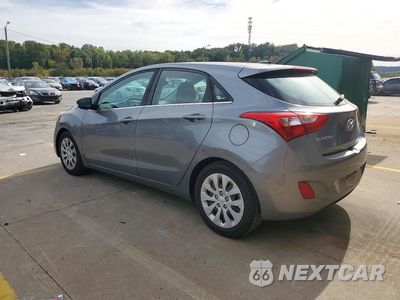 Drugie zdjęcie samochodu z przodu: 2017 HYUNDAI ELANTRA GT BASE VIN:KMHD35LH0HU384675 - miniatura