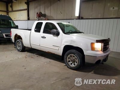 Czwarte zdjęcie samochodu z boku: 2009 GMC SIERRA C1500 SLE VIN:1GTEC29C29Z261211 - miniatura