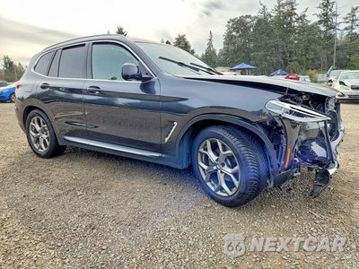 Czwarte zdjęcie samochodu z boku: 2020 BMW X3 XDRIVE30I VIN:5UXTY5C00LLT38093 - miniatura