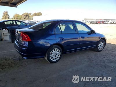 Trzecie zdjęcie samochodu z tyłu: 2004 HONDA CIVIC LX VIN:2HGES165X4H587674 - miniatura