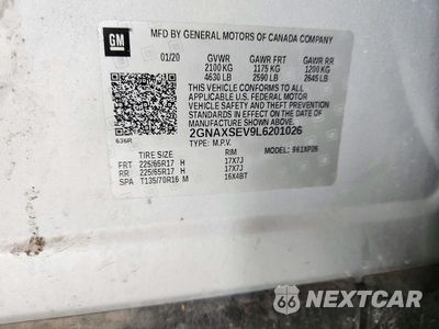 Zdjęcie 14 z 14 samochodu: 2020 CHEVROLET EQUINOX LS VIN:2GNAXSEV9L6201026 - miniatura