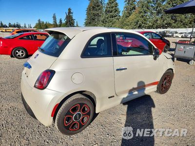 Trzecie zdjęcie samochodu z tyłu: 2013 FIAT 500 ELECTRIC VIN:3C3CFFGE3DT740252 - miniatura