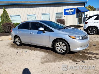 Czwarte zdjęcie samochodu z boku: 2012 HONDA CIVIC LX VIN:2HGFB2F56CH311923 - miniatura