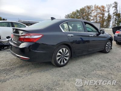 Trzecie zdjęcie samochodu z tyłu: 2017 HONDA ACCORD HYBRID EXL VIN:JHMCR6F55HC026921 - miniatura